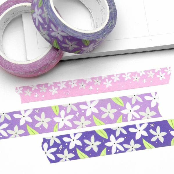 Fresh jasmine floral washi