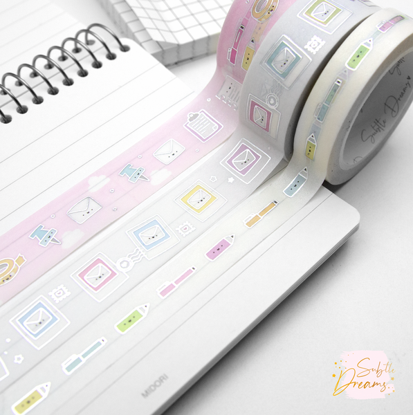 Happy mail, snail mail washi