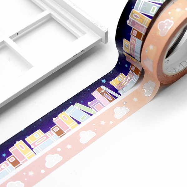 Dreamy Bookshelf washi