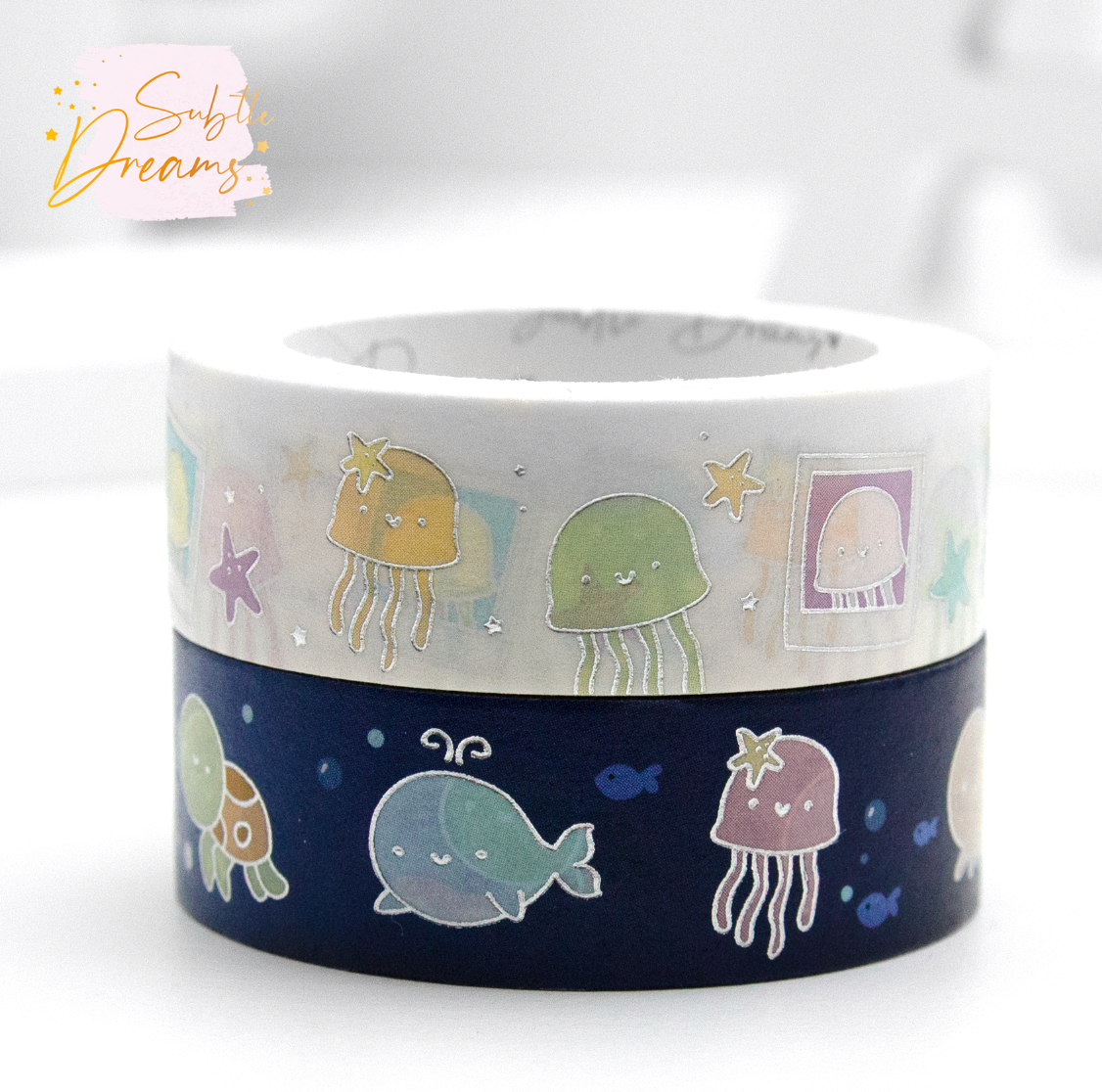 Ocean life washi