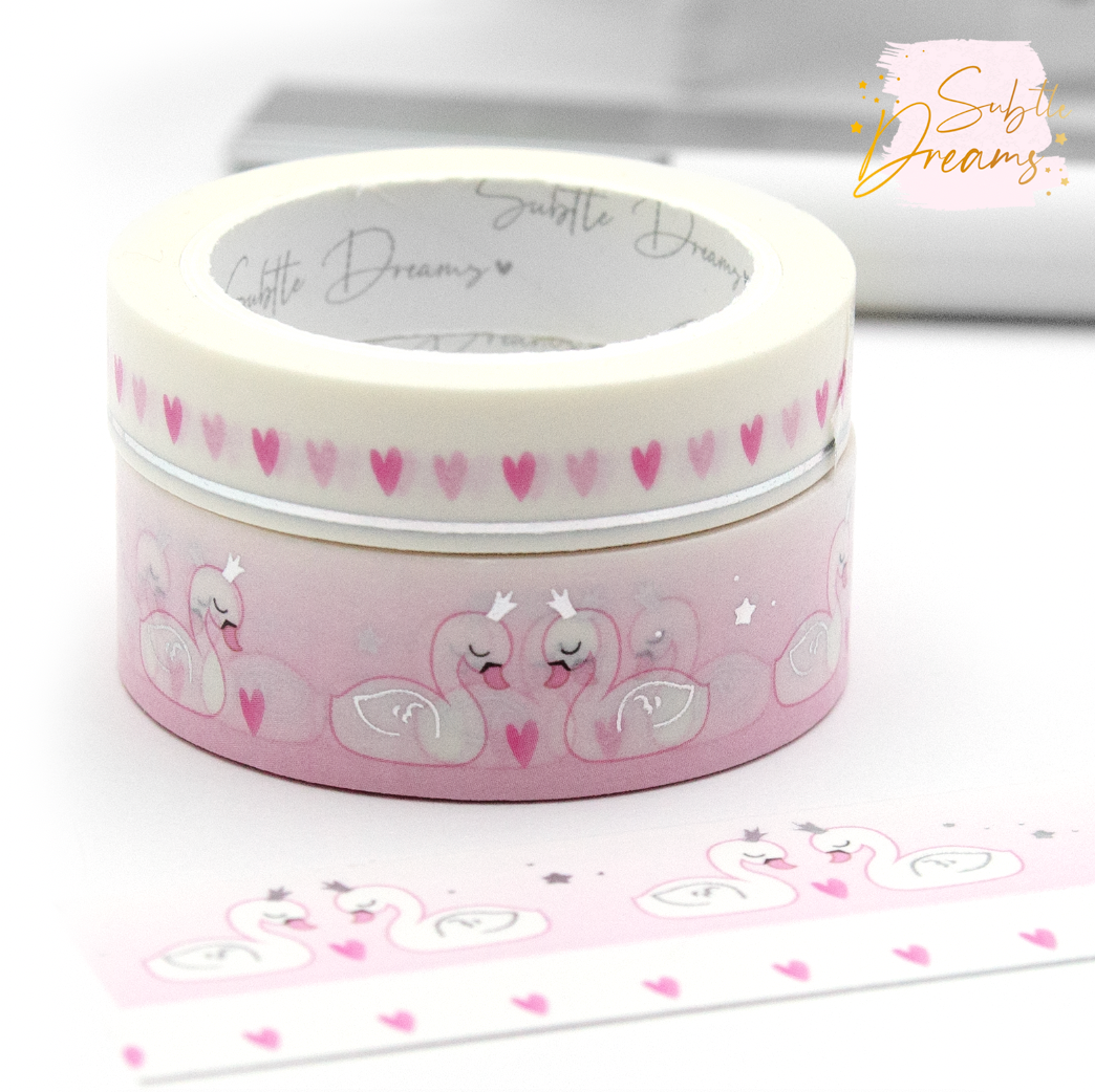 The pink swan washi