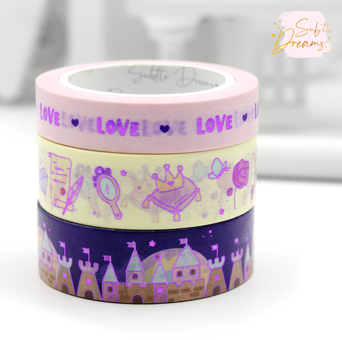 Enchanted castle, cloud washi