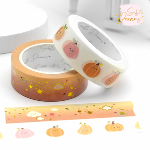 Pumpkin kisses Fall washi