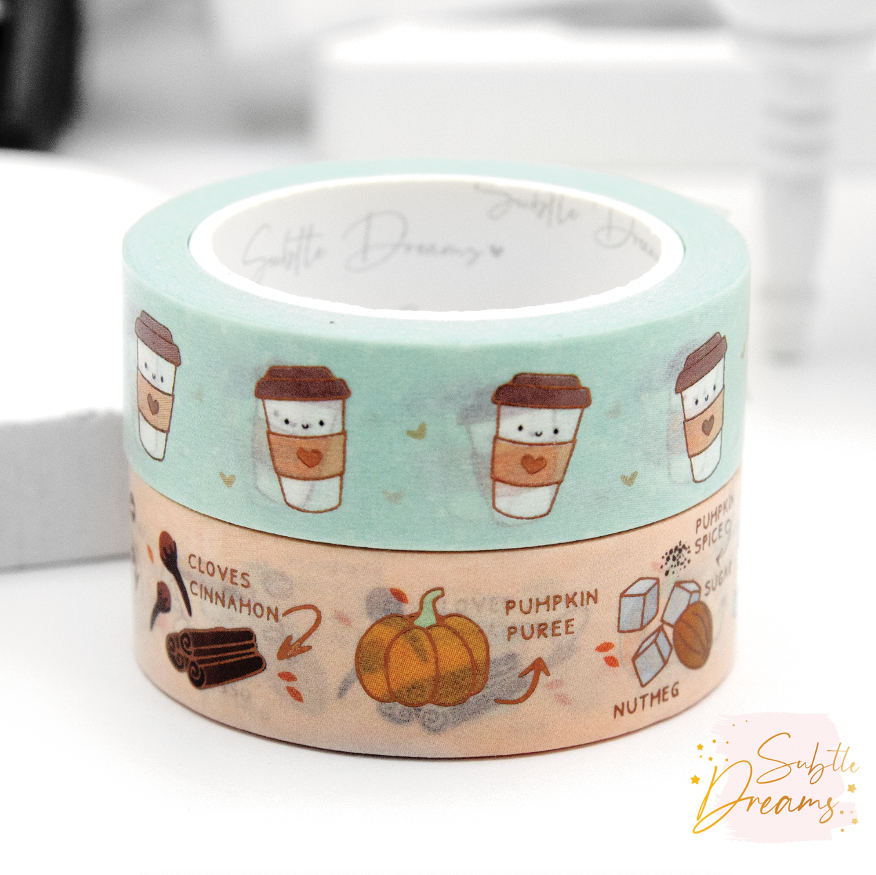 Pumpkin spice season fall washi