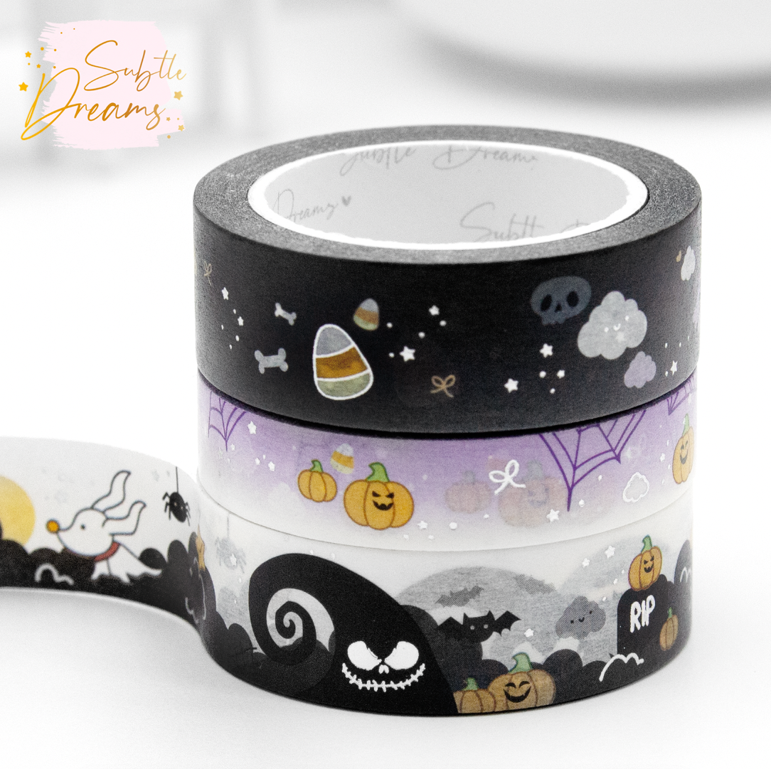 Nightmare before Christmas, cloud washi