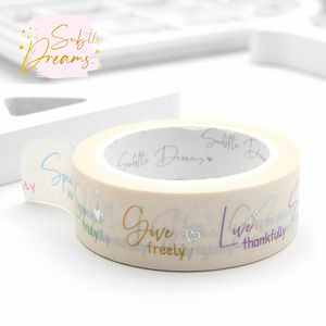 Daily affirmations washi