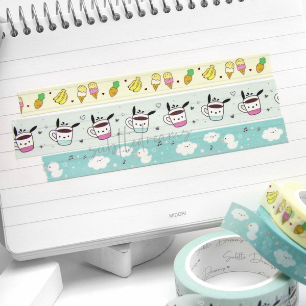 Kawaii Pochacco cups washi