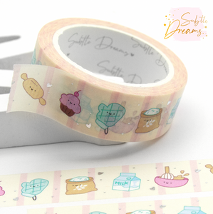 Baked with love washi