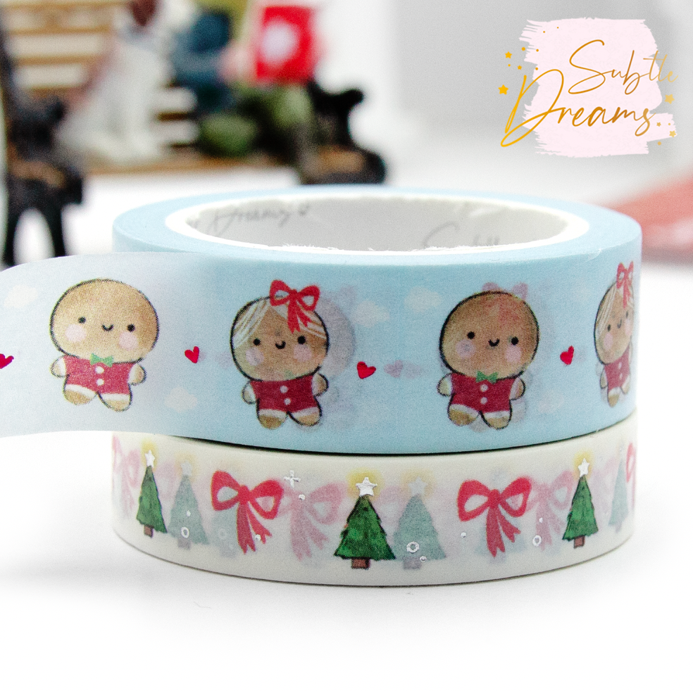 Gingerbread people washi