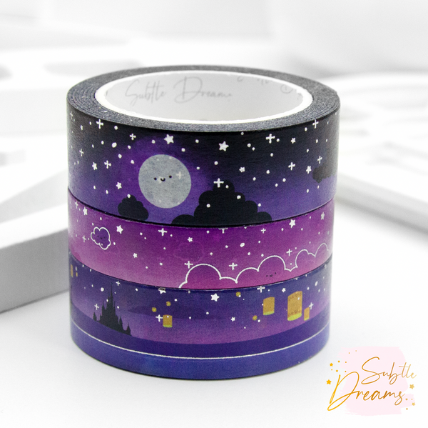 Live your dream, lantern washi