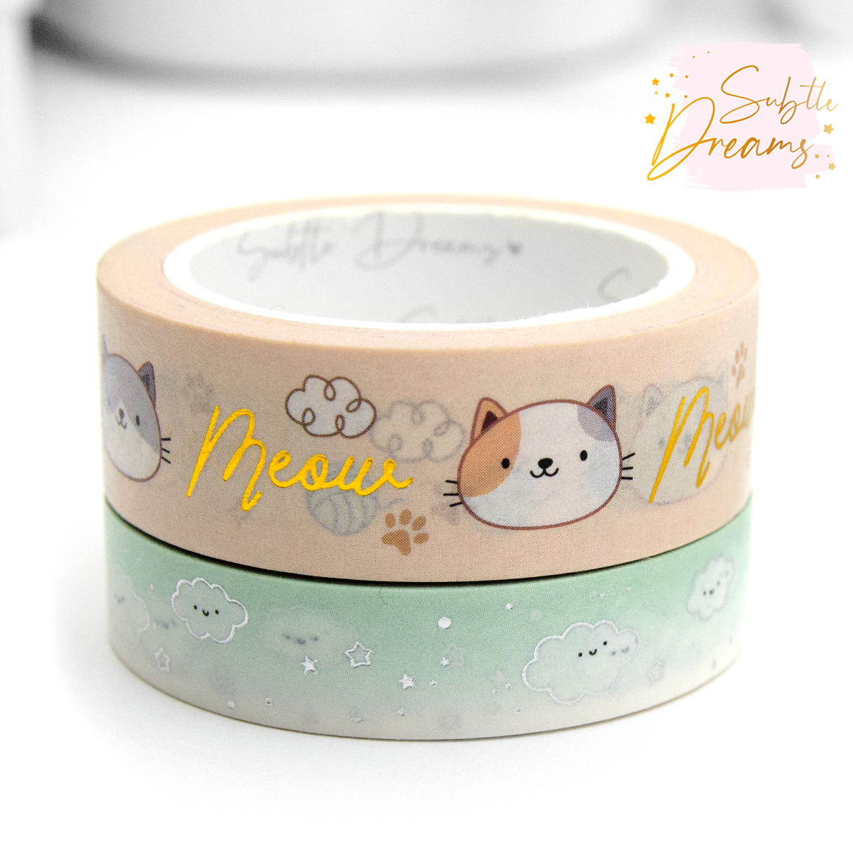 Meow, cat lady washi