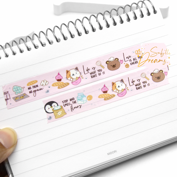 Kawaii baking washi