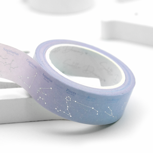 Zodiac constellations washi tape