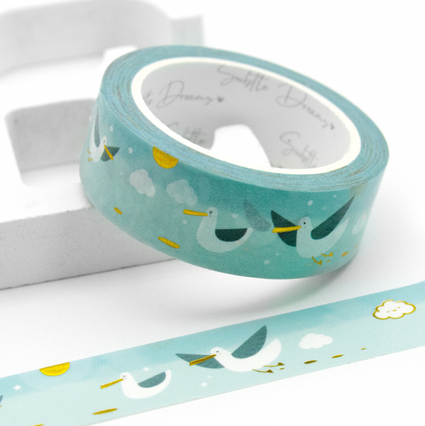 Cool breeze sea gull washi