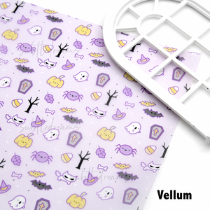 Boo, kawaii halloween vellum