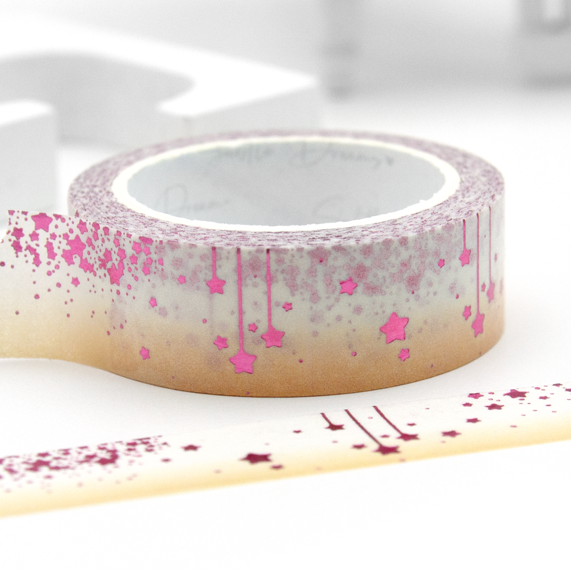 Star city washi Vol.8, hot pink foil