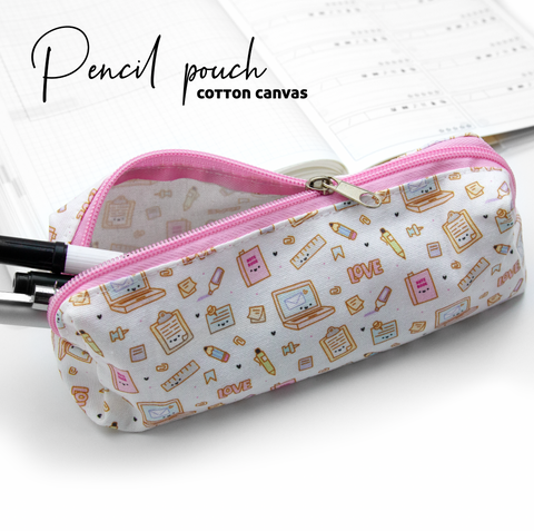 Planner girl pencil pouch