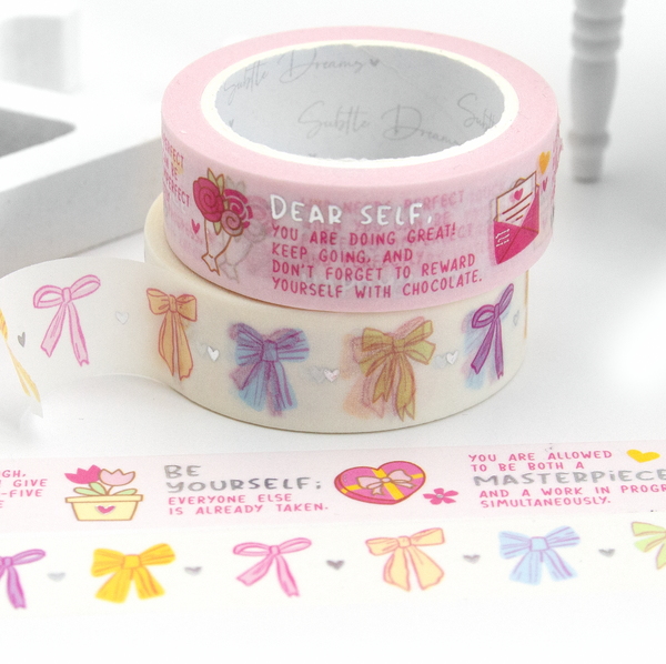 Be yourself, Valentine washi bundle| LIMITED STOCK!-10%off