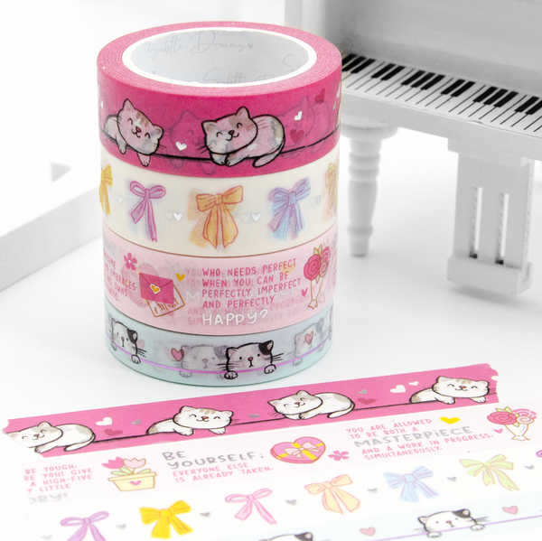 Be yourself, Valentine washi bundle| LIMITED STOCK!-10%off