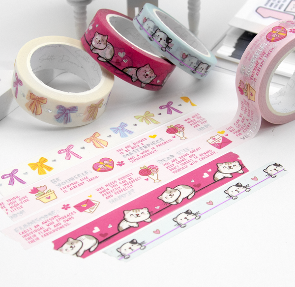 Be yourself, Valentine washi bundle| LIMITED STOCK!-10%off