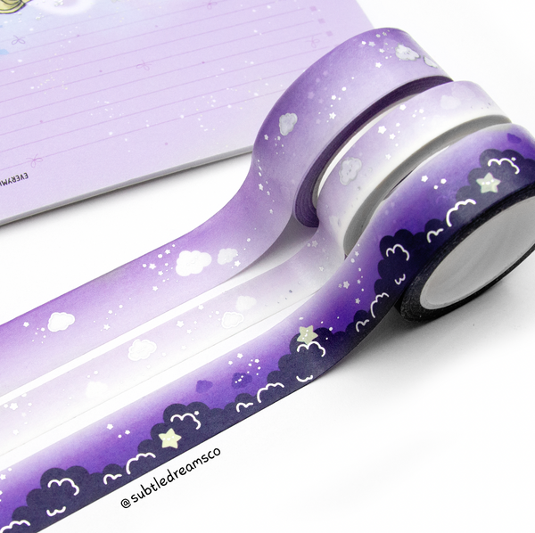 Purple dusk cloud washi - LOW STOCK!