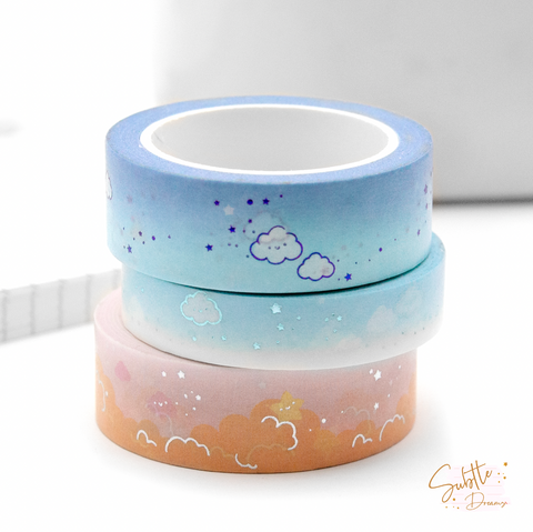 A new dawn, cloud washi - LOW STOCK!