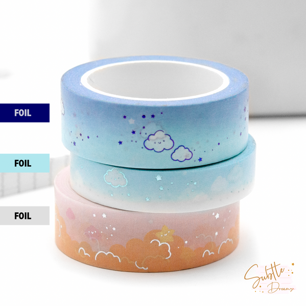 A new dawn, cloud washi - LOW STOCK!