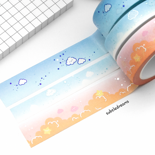 A new dawn, cloud washi - LOW STOCK!