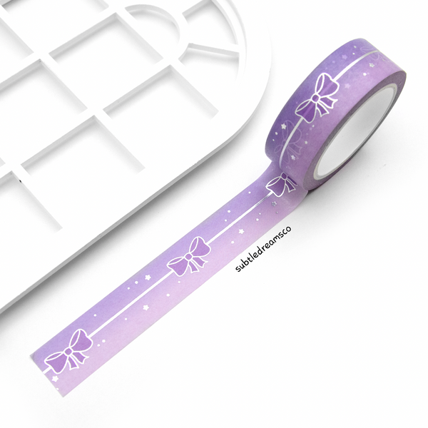 Just bows washi, lilac- Vol.1