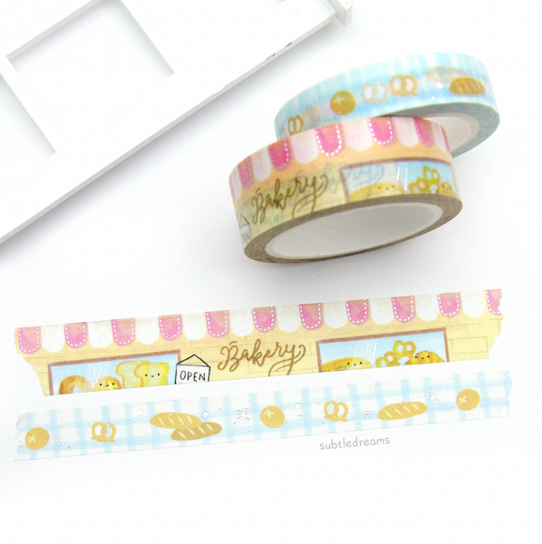 Baker's gonna bake hand painted washi - LOW STOCK!