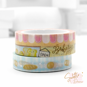 Baker's gonna bake hand painted washi - LOW STOCK!