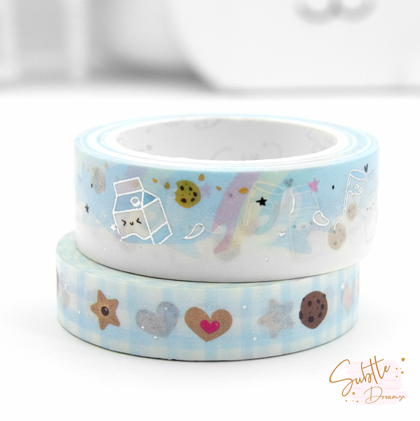 Milk and cookies washi set of 2| LIMITED STOCK!