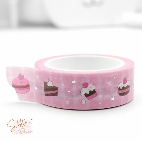 Save room for strawberry dessert washi | LIMITED STOCK!