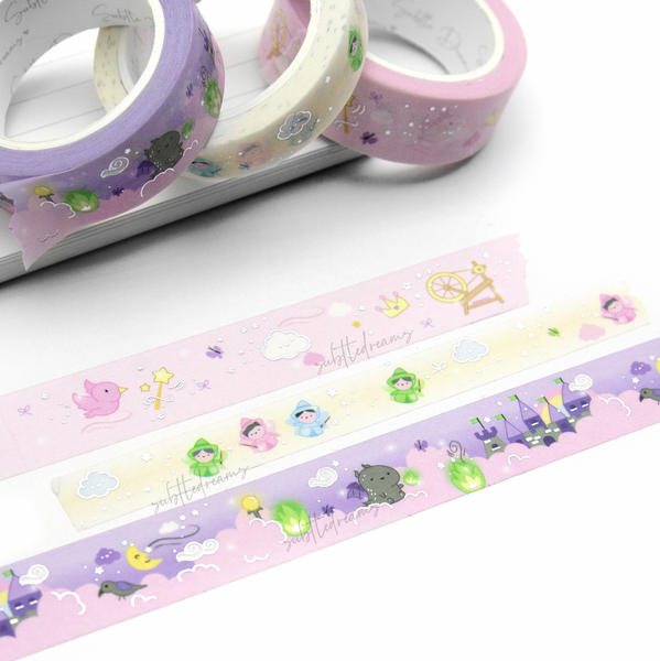 Once upon a dream cloud washi set of 3 | LIMITED STOCK!