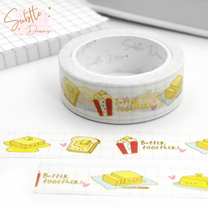 Butter together pun washi