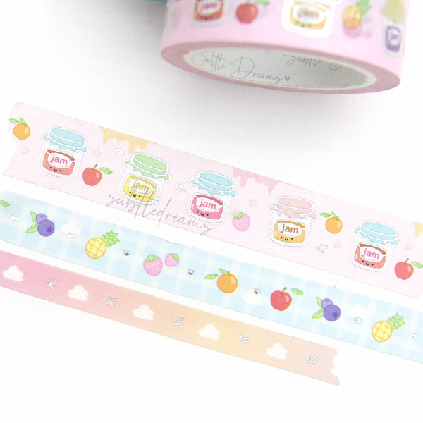 Spread the jam, breakfast washi