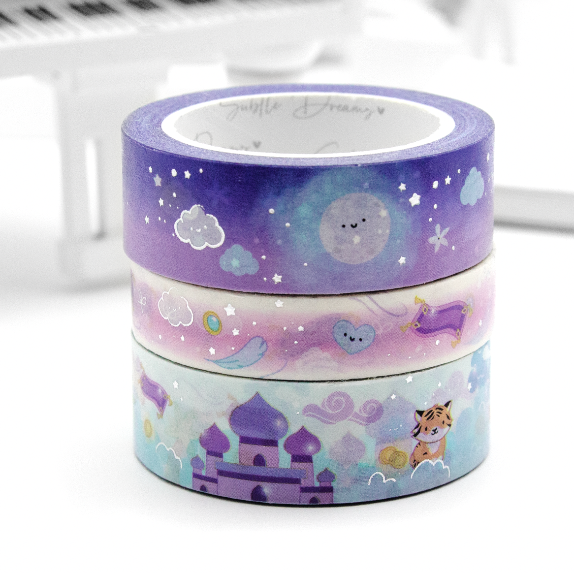 Let your heart decide, cloud washi – Subtle Dreams Co